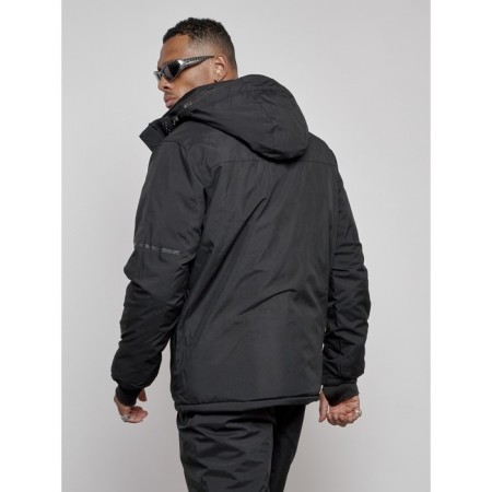 Male winter ski costume, size 56, black color-7