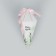 Carriage - hexagon for flowers "For you!", White 15 x 35 x 15 cm