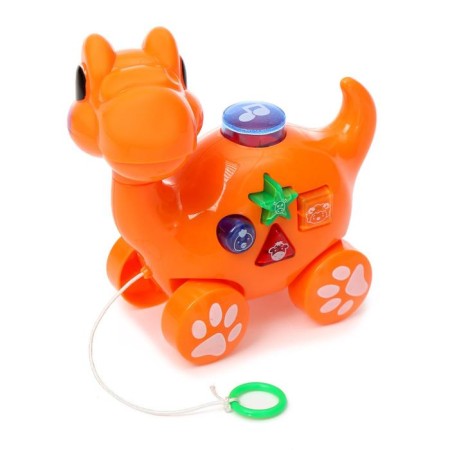Musical toy "Little Dinosaurus", sound, light, color mix-3