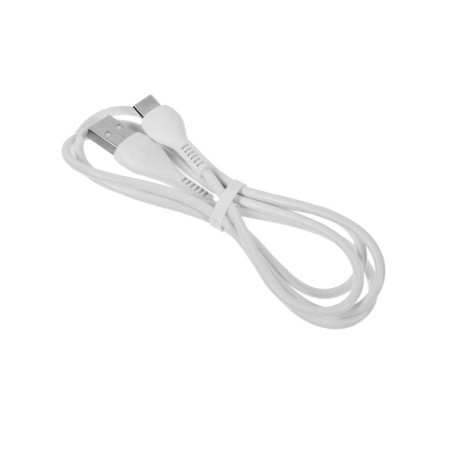 Cable Hoco X37, Type -C - USB, 3 A, 1 m, PVC braid, white-3