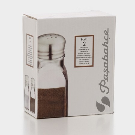 Set for spices glass BASIC, Solonka+Listen, 100 ml, 2 pcs-5