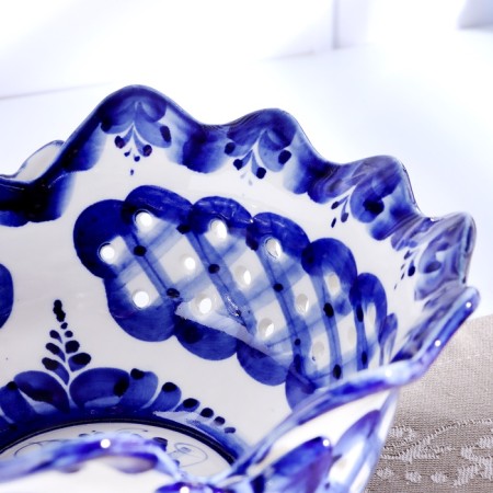 Candy "Butterfly", 0.5 l, 8x16 cm, gzhel, porcelain-2