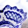 Candy "Butterfly", 0.5 l, 8x16 cm, gzhel, porcelain