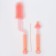 Set of brushes for bottles and nipples, 3 pcs., Pink color