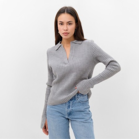 Jumper with V Gorlovina Mist, p. 48-50, gray