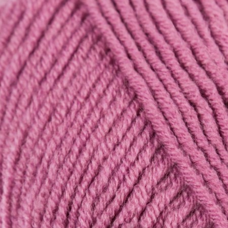 Yarn "Lanagold" 51% acrylic, 49% wool 240m/100g (28 rose)