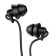 Hoco M81 headphones, wired, vacuum, microphone, 1.2 m, black