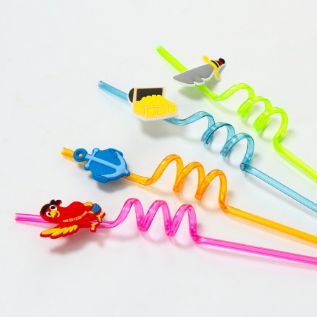 Pirate Party cocktail tubes, set 4 pcs.-2
