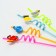 Pirate Party cocktail tubes, set 4 pcs.