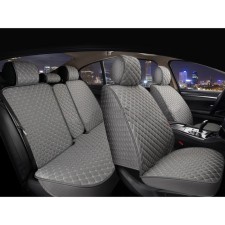Carfashion Linen Cube Plus sets, set for the entire interior, textiles, dark gray/light gray 977269