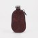 Key of zipper, 5 cm, 1 carbine, brown color
