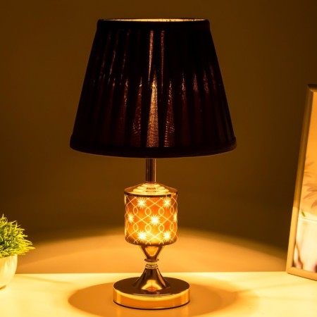 Seville table lamp E27 40W black and gold 25x25x42 cm Risalux-2