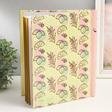 Photo album magnetic 20 sheets "lemons" 29x24x2 cm-1