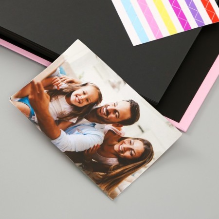 Photo album 25 sheets (corners+rings) "Unicorn with flowers" 27x19 cm-4