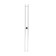 Terminus duo electric heated towel rail "Circle", 1400x114 mm, white matte