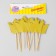 Skewers "Crown", set 12 pcs., Golden color