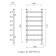 Domoterm electric heated towel rail "Stefano", 400 x 700 mm, 7 crossbars, right, chrome