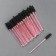 A set of brows for eyebrows and eyelashes, 9.5 cm, 50 pcs, black/red/transparent color