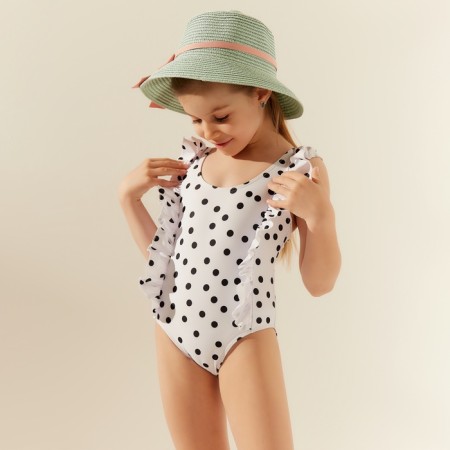 Swimsuit Assed children's minku color white, height 110-116 cm-2