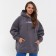 Female sweatshirt, dark gray color, size 42-46 (One size)