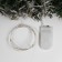 Garland "thread" 1 m dew, ip20, silver thread, 10 LED, glow of multi, CR2032x2