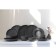 Porcelain bowl Magistro line, 350 ml, d = 11.5 cm, black color