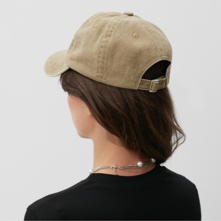 Women's cap "Heart" Minaku, col. Beige, river 58-2