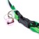 Roger "Militari" with a bell, Kapron, 30 x 1 cm, green
