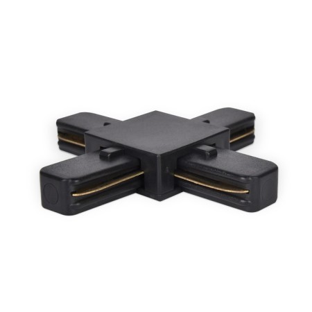 Connector X-shaped single-phase for connecting track tire pipelines GL7083 bk black-1