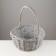 Set of baskets "Kosichka", 3 pcs, 40 × 17/45 cm, 32 × 16/40 cm, 26 × 16/37 cm, willow