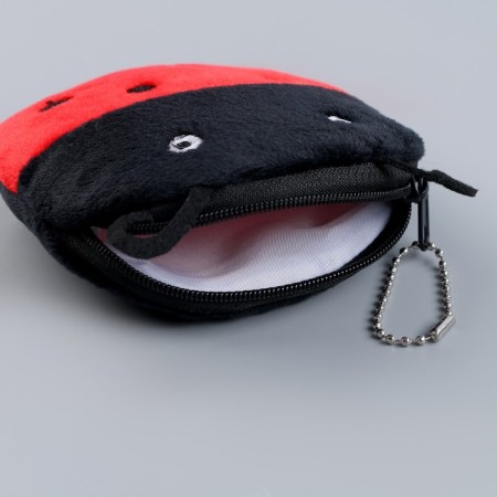 Baby soft wallet "God's ladybug", 10*11 cm, red-3