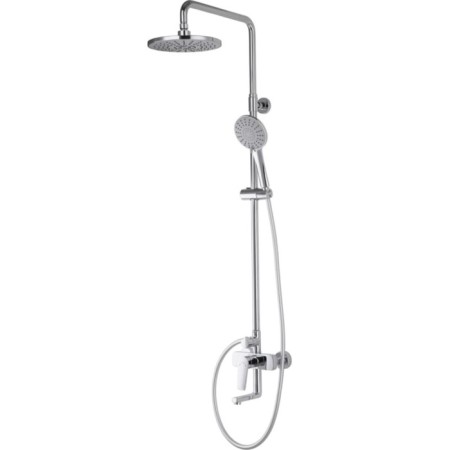 The shower system D&K Bayern fürth DA1523701B18, tropical shower, shower, chromium