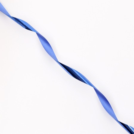 Plastic metallic tape, 1.2cm x 45m, blue-2