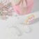 Kapron tape, 10 mm, 20 ± 1 m, ivory color # 08