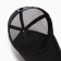 Baseball cap with minaku grid, black color, size 56-58