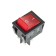 Klavima switch 250V 30A (4C) On -OFF red with backlight (RWB-502) Rexant