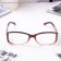 Finished glasses east 6621, burgundy color, +4
