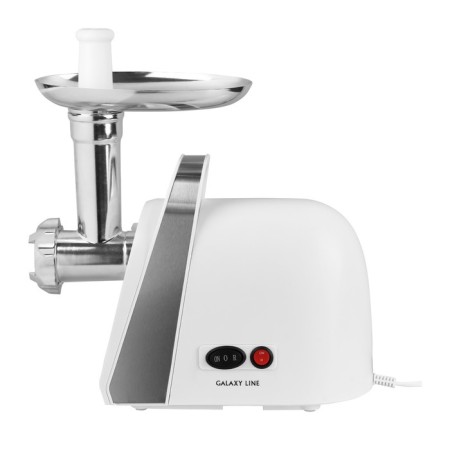 Meat grinder Galaxy Line GL 2421, 1600 watts, 1.5 kg/min, reverse, 2 nozzles, white-5