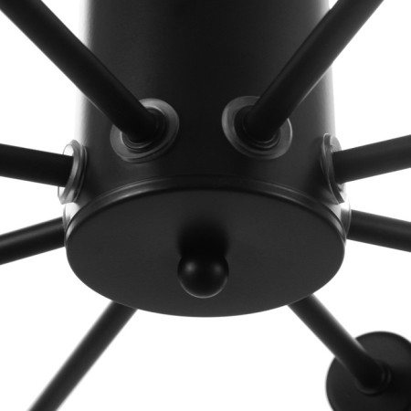 Ceiling chandelier "Orion" 8x60W E27 Color: Black-7
