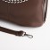 Love bag with lightning, brown color