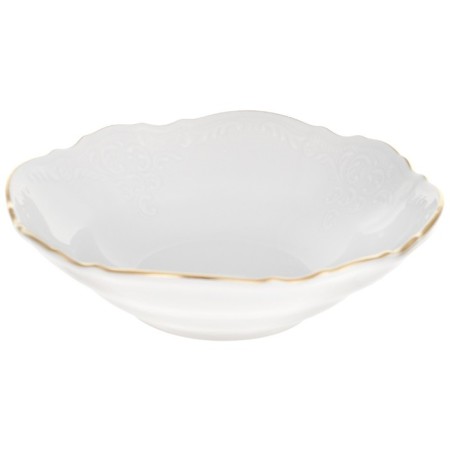Round bernadotte salad, decor "Gold Gold", 13 cm-2
