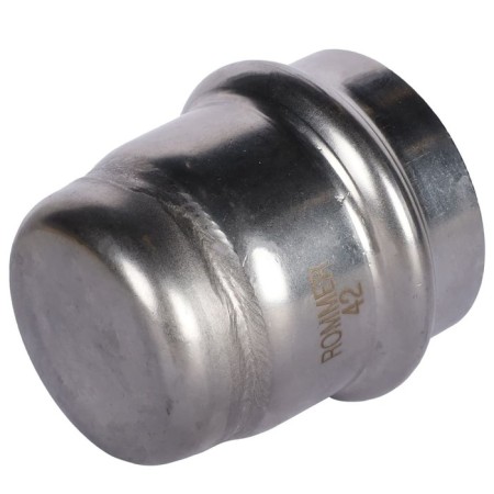 The plug Rommer RSS-0025-000042, VPR, D = 42 mm, press, stainless steel-1