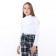Baby turtleneck, white color, height 116 cm