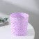 Basket for storage "lace pattern", plastic, 9.8 × 9.8 × 10 cm, mix color
