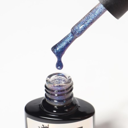 Gel nail polish, Chameleon, 3 phase, 8ml, Led/UV, Blue/purple color (05)-5