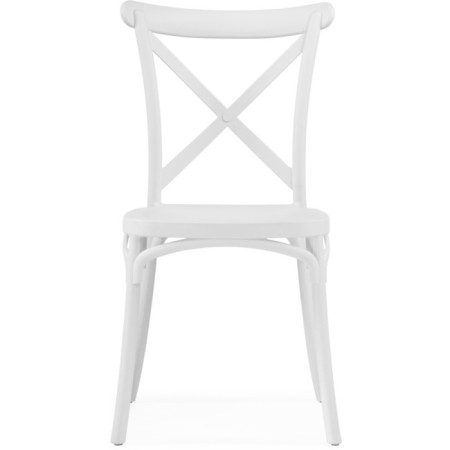 Plastic chair Venus plastic, white 48x53x88 cm-1