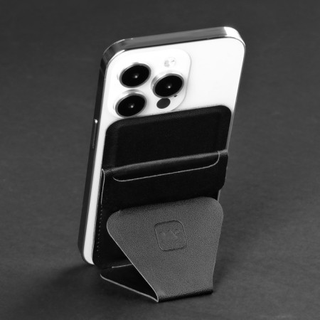Windigo magnetic wallet, Magsafe support, for iPhone 12/13/14/15, graphite black-12