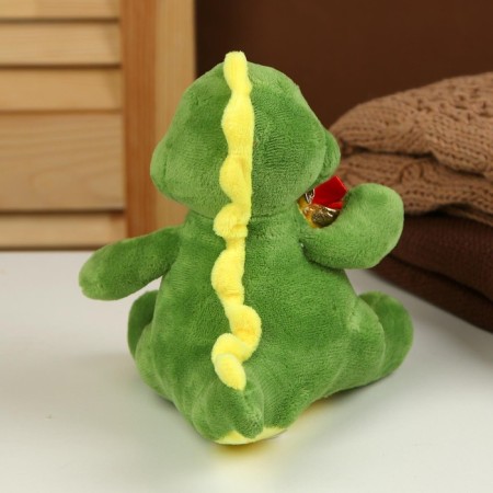 Soft toy "Dragon", with a gift, 17 cm, green color-3