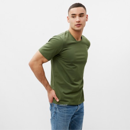 Men's T-shirt Minaku Regular Fit: Khaki Color, Rr. 50-2