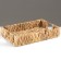 Tray "Golden Kolos", 32 x 22 x 6 cm, water hyacinth